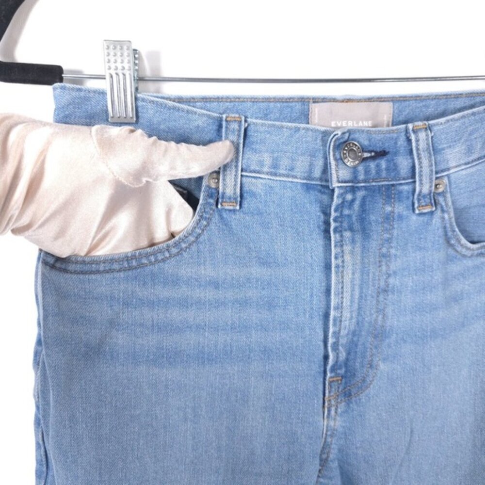 EVERLANE High Rise Straight Leg Jeans Size‎ 25 Regular - Picture 3 of 9